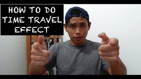 HOW TO DO TIME TRAVEL EFFECT | FINAL CUT