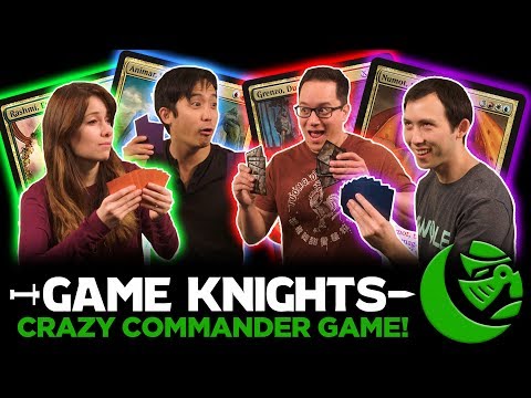 Crazy Commander Game with Gaby Spartz and Kenji Egashira | Game Knights 16 | EDH Gameplay