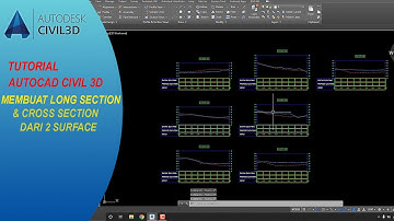Autocad Civil 3D Create Long Section & Cross Section From 2 Surface