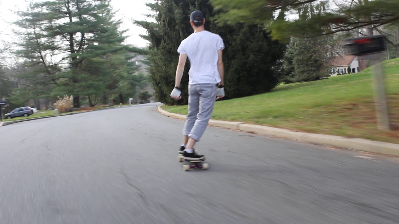 Longboard Kevin Reimer Powell-Perelta Deck Aera Trucks Byron Essert Wheels Media Pa