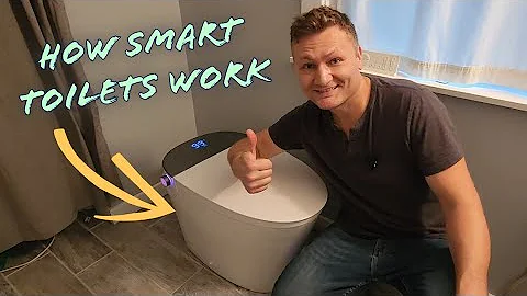 How Smart Toilet Works Bidet Functions Demonstration Uncle Brown Amazon Review