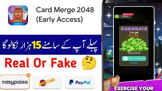 Card Marge 2048 App Real Or Fake | Card Marge Withdrawal | Card Marge Payment Proof screenshot 3