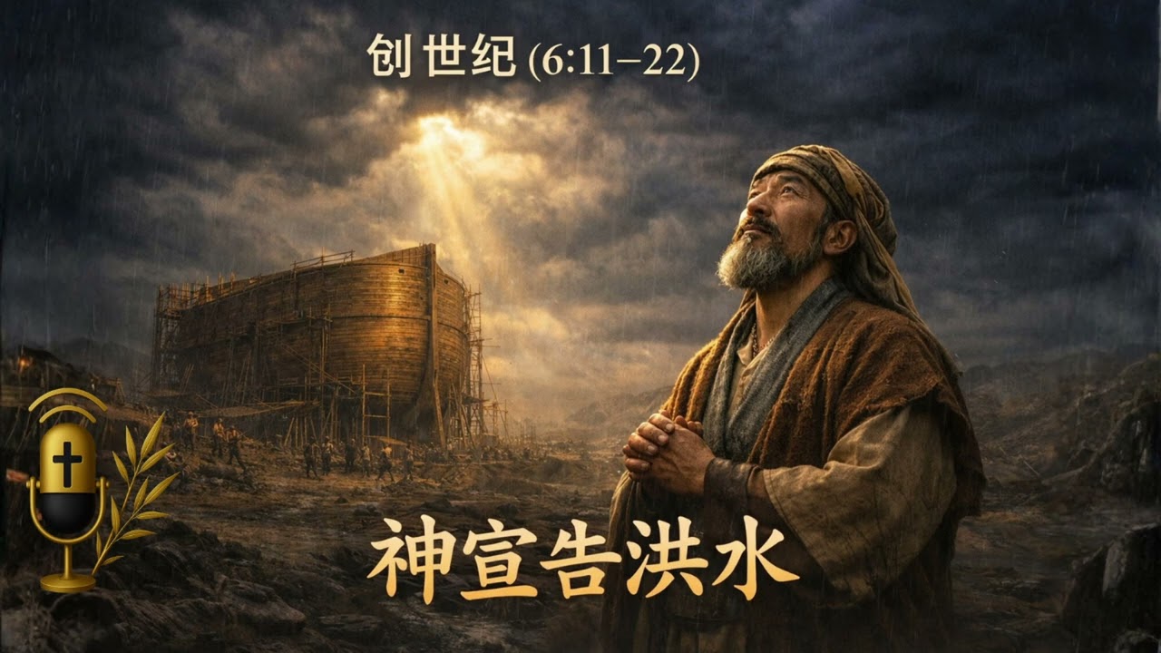 创世纪 (6:11–22) | 神宣告洪水 | 圣经之歌 #10 | God Announces the Flood