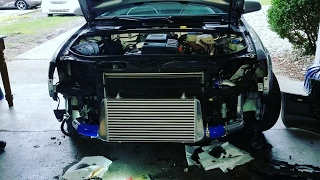 B7 Audi A4 Front Mount Intercooler Installation