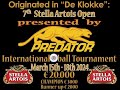 The final  7th stella artois open  presented by predator