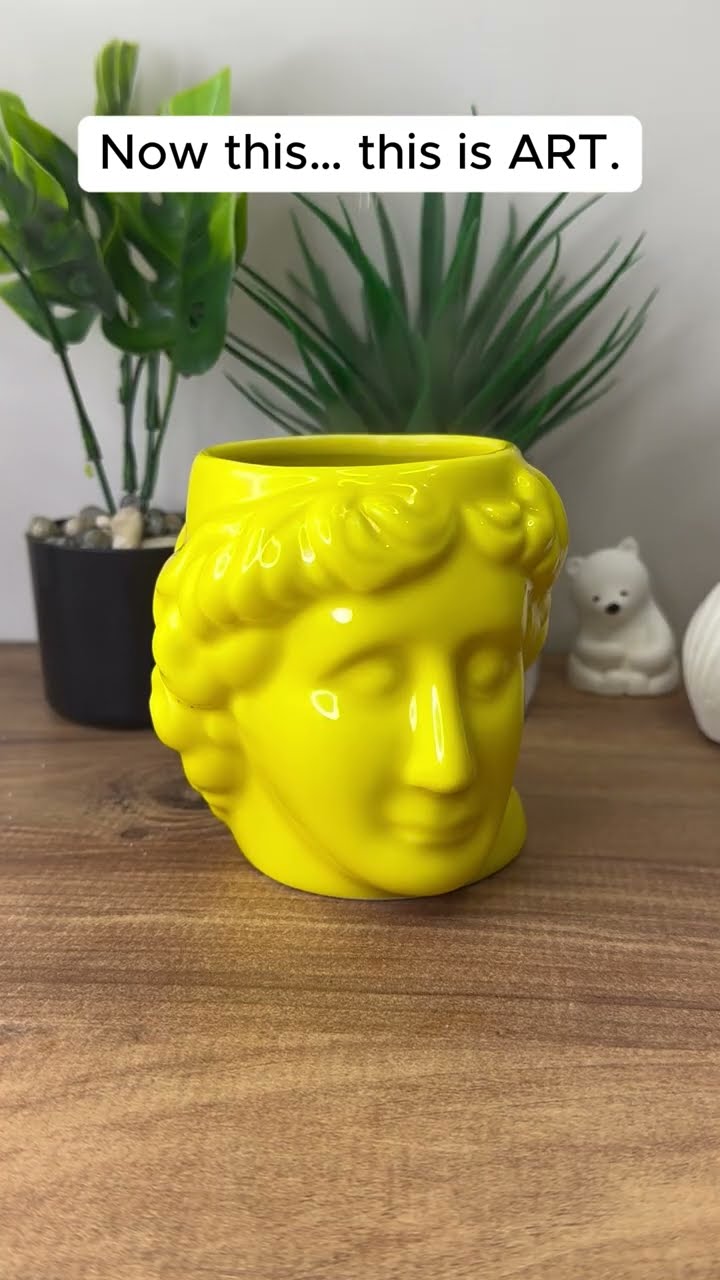 ? Ceramic Antique Greek Head Mug - Product Link in Bio ( # 2137 ) ‪@MaviGadgets‬