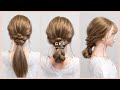 ゴムだけヘアアレンジ+アップヘア