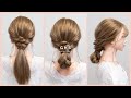 ゴムだけヘアアレンジ＋アップヘア