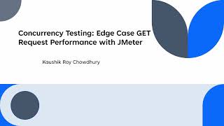 Concurrency Testing an ASP.Net Core API: GET Request Performance with JMeter - Part 2
