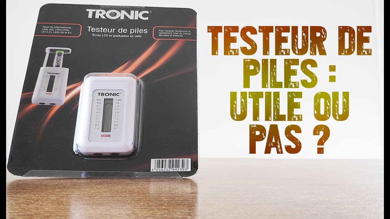 Testeur Varta LCD de piles et d'accumulateurs