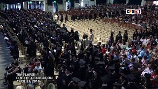 TIME LAPSE COLLEGE GRADUATION 4232018