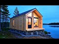 building a cozy Stone Cabin on a small island