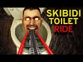 Giant skibidi toilet roller coaster but its in vr360