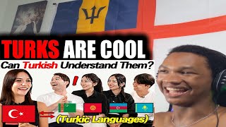 British caribbean guy react to Can turkish understand turkic languages reaction