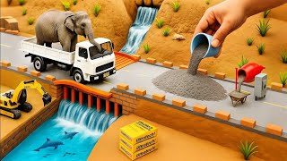  Realistic DIY Mini Brick & Cement House| Construction Science Project | Mini life