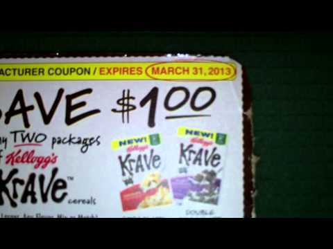 Krave cereal  coupons
