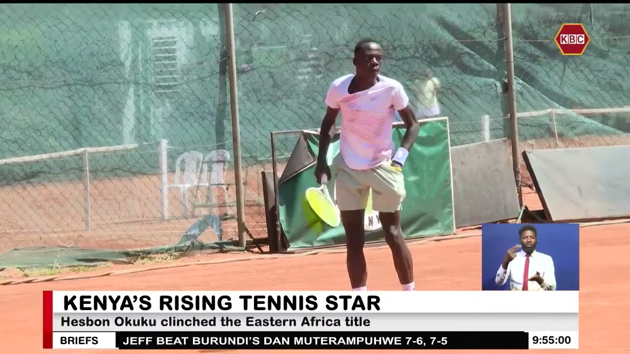 Kenya's Rising Tennis Star Jeff Hesbon Okuku