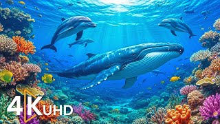 Relaxing 4K Aquarium – Magical Jellyfish, Colorful Coral Gardens & Deep Ocean Calm 🌌