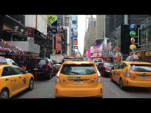 Unique-Portal Maps 4k Video showing car and face detection using a self-trained neural network