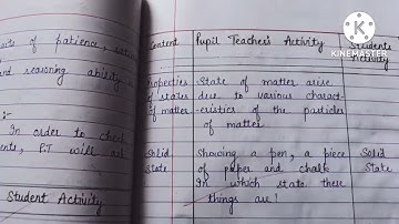 Science lesson plan on state of matter/B.Ed lesson plan of science