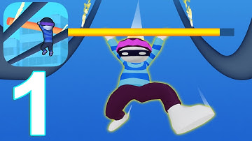 Roof Rails Gameplay Walkthrough Part 1 Level 1-12 (IOS/Android)