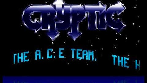 compact disc intro by cryptic for Amiga