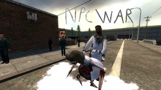 Counter Strike Source vs Cry Of Fear (GMOD NPC BATTLE)