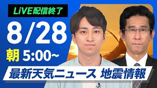 ウェザーニュースの配信のサムネイル画像