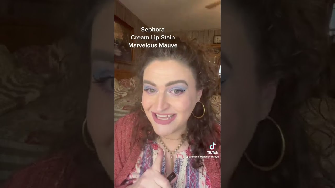 Sephora Cream Lip Stain Marvelous Mauve