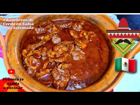 Chamorro de Cerdo en Salsa Tatemada| Asado de Cerdo| Qué hago de comer hoy?  ?????? - YouTube