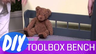 DIY Toybox Bench | Marc & Mandy Show Are you tired of having your kid