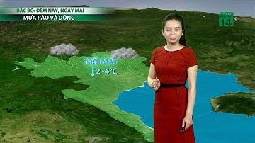 Thời tiết cuối ngày 28/07/2019: Mưa rào và dông xảy ra vào đêm nay tại Bắc Bộ | VTC14