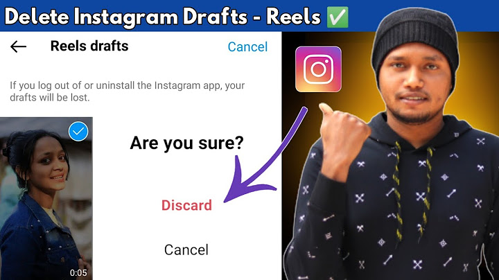 How to delete draft Reels on Instagram Android