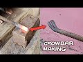 Making a crowbar easy way to make a crowbar manually.