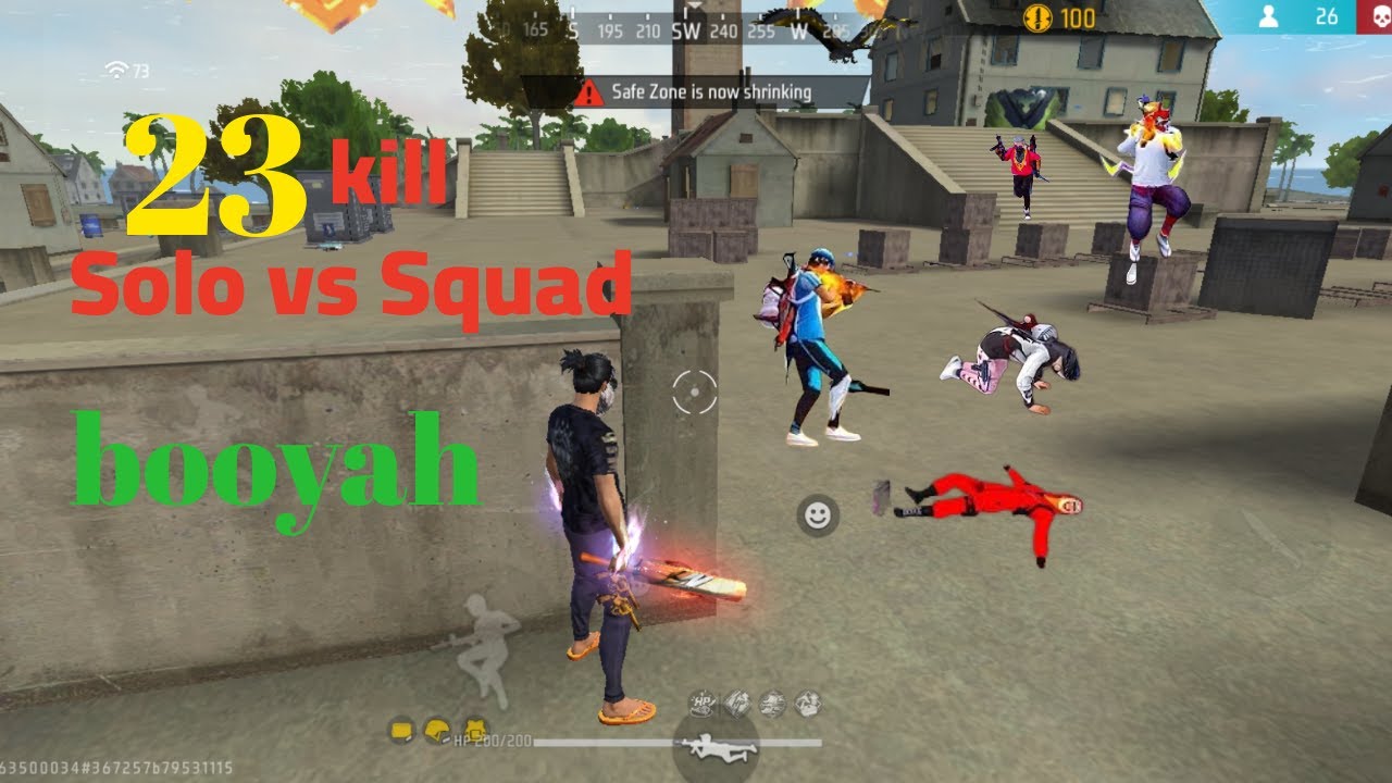 23 Kills | Solo VS Squad | BR Ranked | Booyah I Siam Pc Gaming