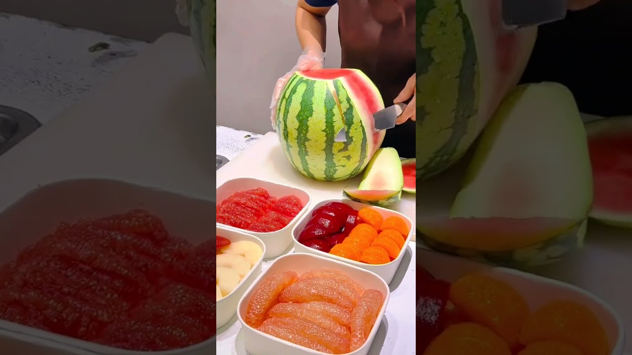  In Bio Satisfying Watermelon Peeling Fruitcutting HowTo Healthyliving Fruit Usashorts