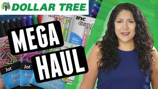 HUGE DOLLAR TREE HAUL - Back to School Supplies \& NEW Finds