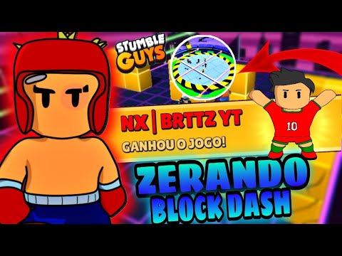 🔴 AO VIVO- STUMBLE GUYS👑 F BLOCK DASH INFINITO TROPA😓 LANCEI NA