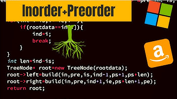 13.24 CONSTRUCT BINARY TREE FROM INORDER AND PREORDER(Tree)-Interviewbit #tree#programming#bst