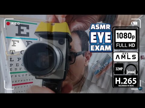 🌟ASMR Eye Exam Roleplay for Flashes & Floaters 🥼👀