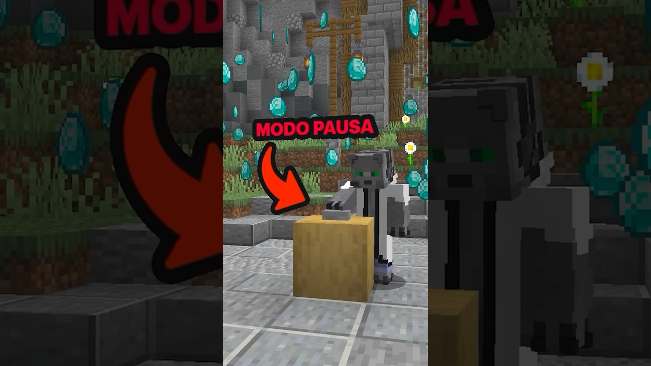MODO PAUSA en Minecraft