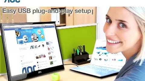 AOC 22" Portable USB Powered LED Monitor
