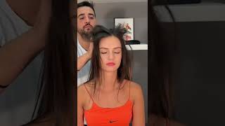 ASMR Relaxing Head Massage for Sleep #shorts