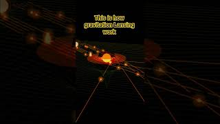 Gravitational Lensing Explained in 3D 🌌 Einstein’s Curved Space Simulation #gravitationalwaves