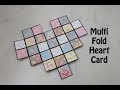 Multi Fold Heart Card Tutorial | Any Size/Measurement | Shuruthi Selvaraj