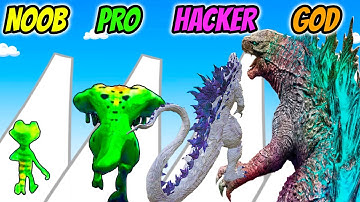 Kaiju Run - NOOB vs PRO vs HACKER vs GOD