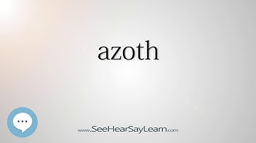 azoth - Smart & Obscure English Words Defined 🗣🔊