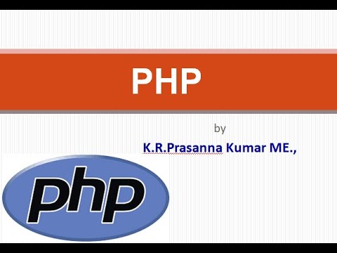 Basic PHP Program (Tamil) - How to write php program? - YouTube