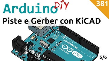 Arduino DIY - Tracciatura delle piste con KiCAD - parte 5 - Video 381