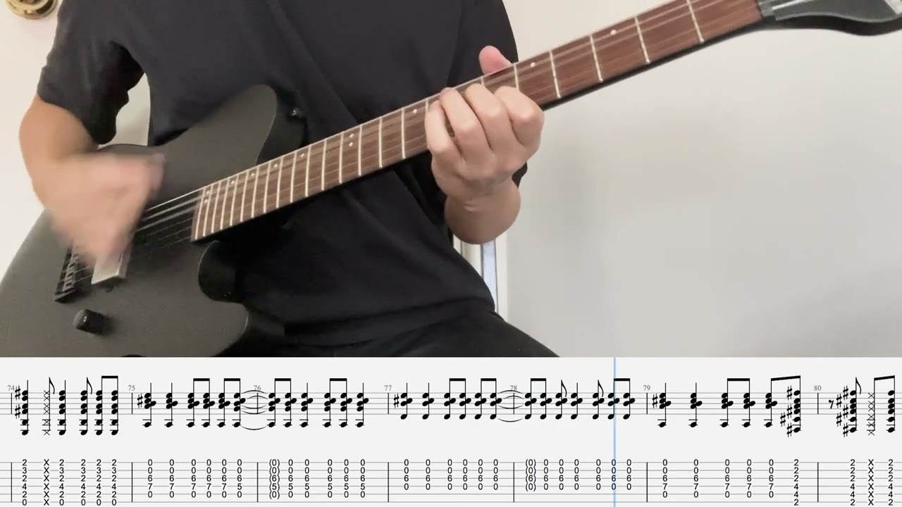 TAB】Namikaze Satellite (波風サテライト) - Snowkel Guitar Cover